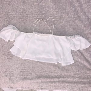 Off the Shoulder Ruffle Top